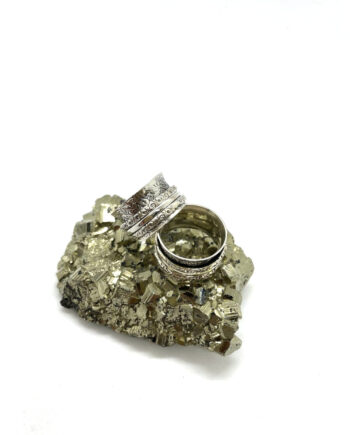 Hugleiðsluhringur sterling silfur 3 bönd