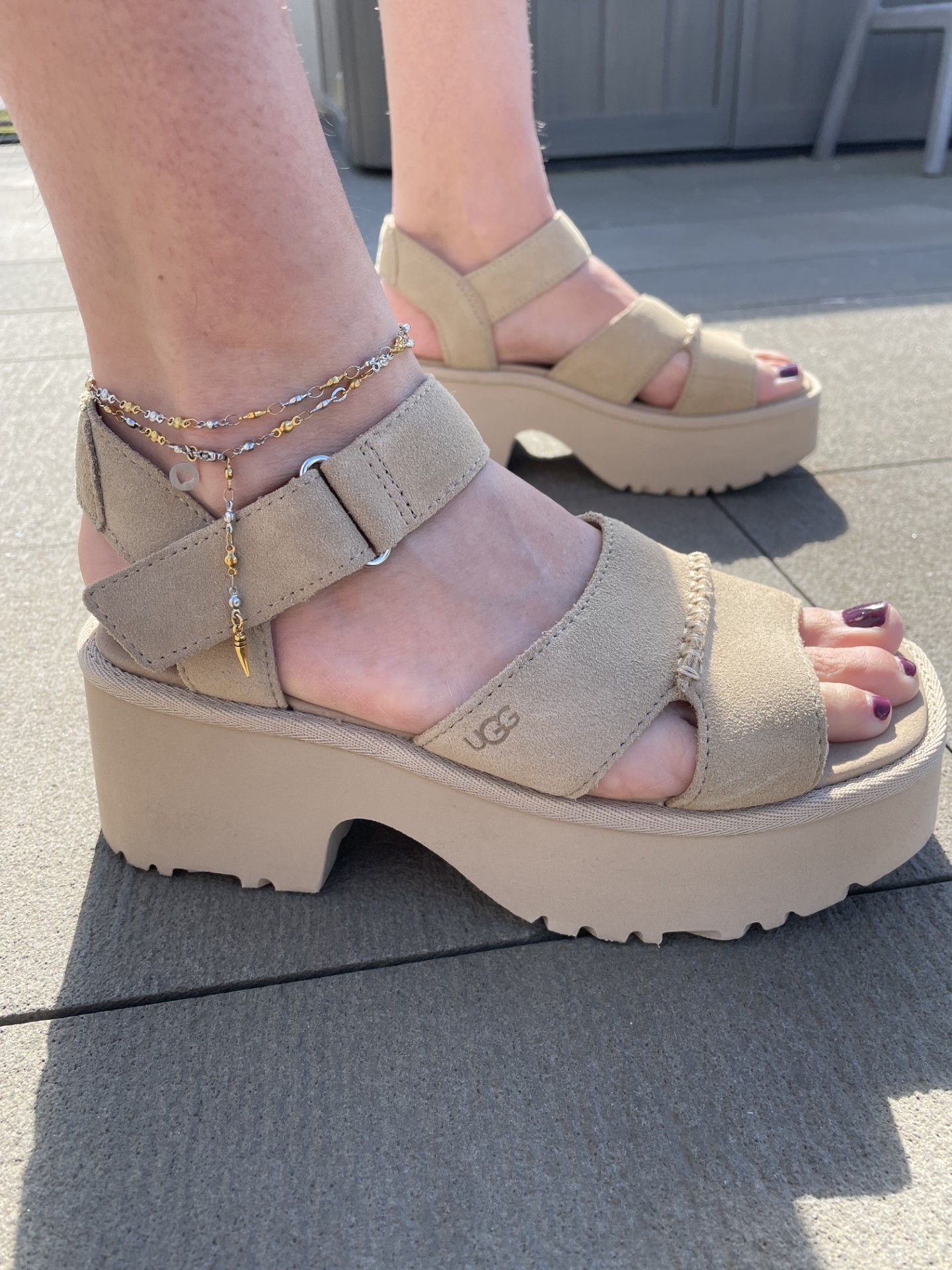 Kærleikskeðjan stutt og/eða ökklakeðja/þrefalt armband