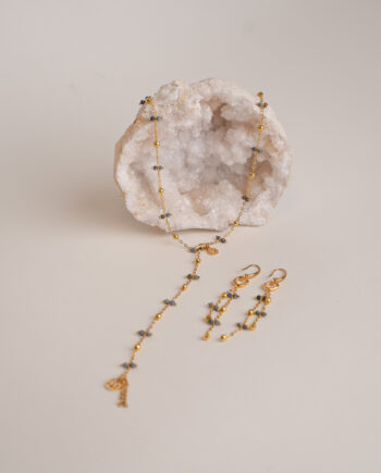 Orkusteinakeðja með tvöföldum stein